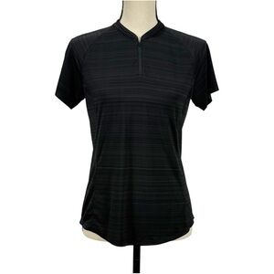 Slazenger Black Short Sleeve Women's Golf Tee Size Small